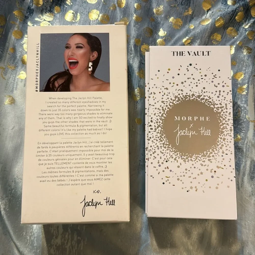 Jaclyn Hill X Morphe Eyeshadow THE VAULT Palette Set of‎ 4 Authentic makeup